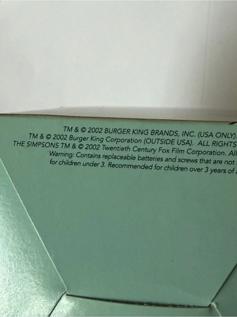 Original Burger King The Simpsons Family Drive Talking Watch 2002 (dead battery) - Picture 10 of 10